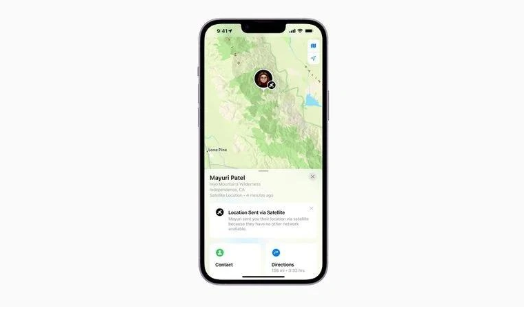 小榄镇苹果14维修分享iPhone14系列中 FindMy功能通过卫星分享位置方法教程 