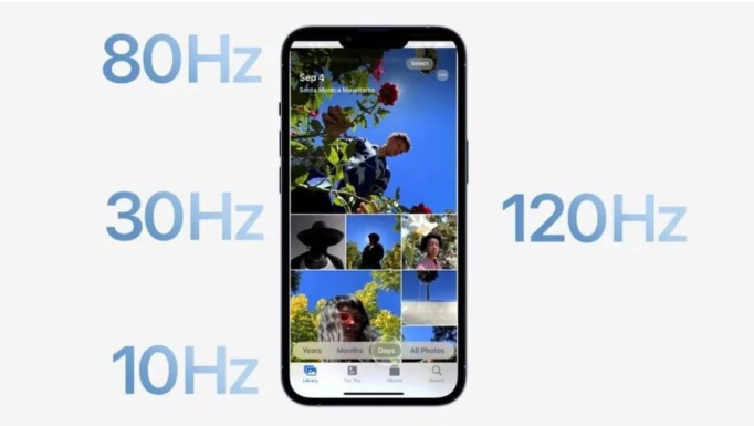 小榄镇苹果14维修分享iPhone 14有高刷吗 